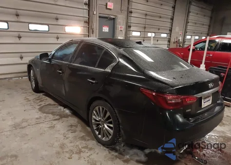 2019 Infiniti Q50 3.0T Luxe from USA, damaged, VIN JN1EV7AR2KM593033